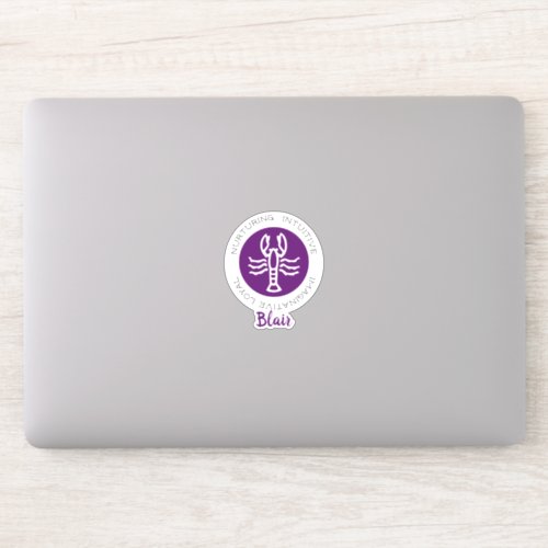 Cancer Zodiac Star Sign Traits Purple Sticker