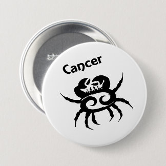 Cancer Zodiac Symbol and Sign Button