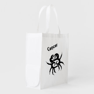 Cancer Zodiac Symbol and Sign Grocery Bag