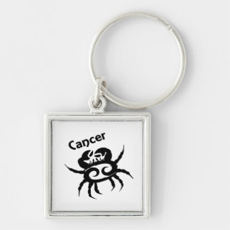 Cancer Zodiac Symbol and Sign Keychain