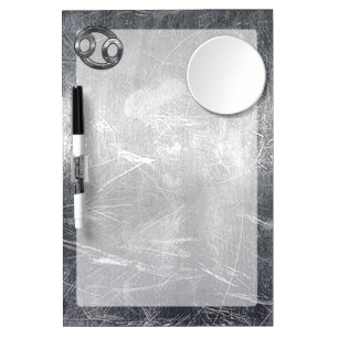 Cancer Zodiac Symbol in Distressed Decor Dry Erase Board With Mirror