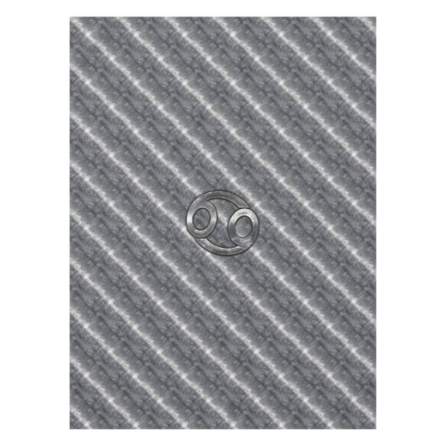 Cancer Zodiac Symbol Industrial Style Tablecloth (Front)