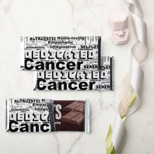 Cancer Zodiac Word Cloud Inspiration  Hershey Bar Favors