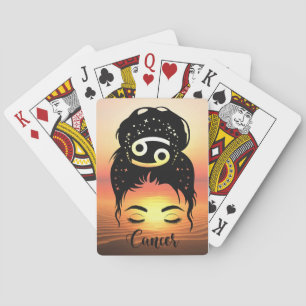Cancer Zodiak Poker Cards