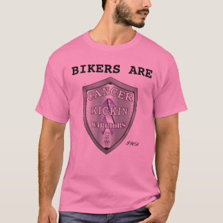 cancerkickinwarriors-logo-LARGE, IWD, BIKERS ARE T-Shirt
