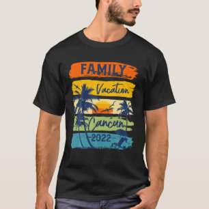 Cancun 2022 Mexico Family Vacation Matching Group T-Shirt