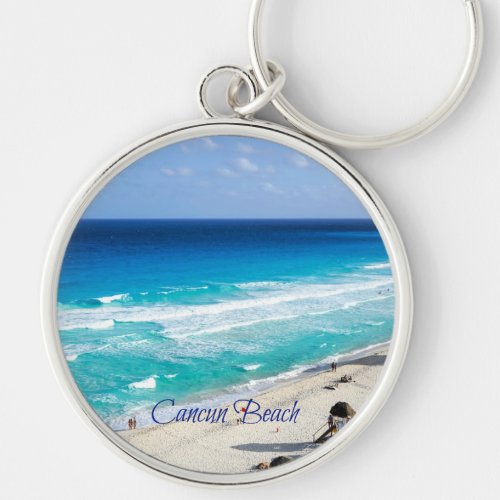 Cancun Beach Mexico Keychain