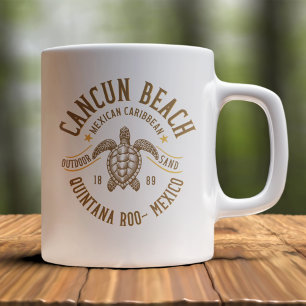 Cancun Beach Mexico Paradise Mexican Caribbean Coffee Mug