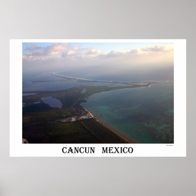 Cancun Caribbean Poster (Front)