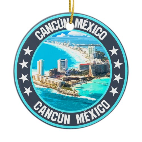 Cancún                                             ceramic ornament