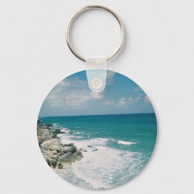 Cancun Coast Keychain (Front)