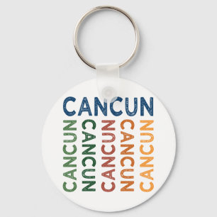 Cancun Cute Colorful Keychain