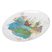 Cancun Dinner Plate (Left Side)