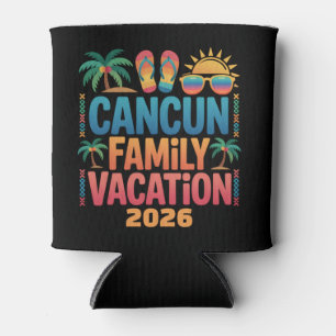Cancun Family Vacation Mexico Beach Trip Can Cooler