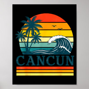 Cancun Holiday Christmas Trip Vacation Matching  Poster
