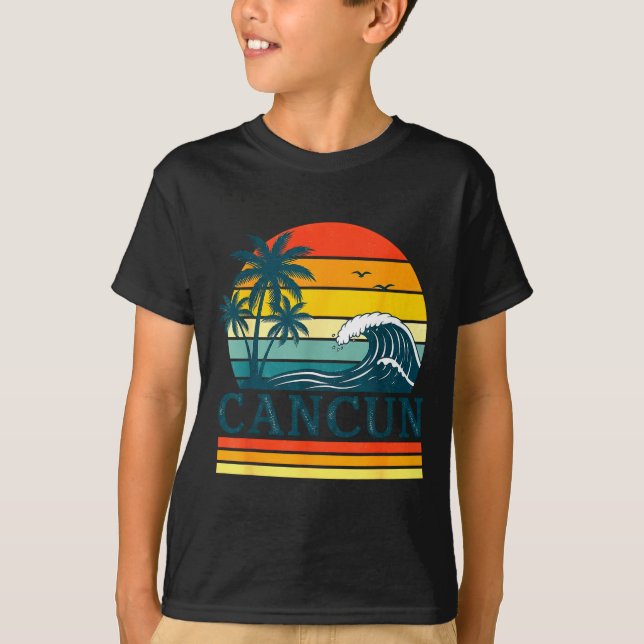 Cancun Holiday Christmas Trip Vacation Matching  T-Shirt (Front)