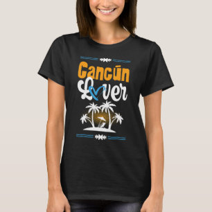 Cancun Love Vacation Heart Mexico Summer Quote T-Shirt