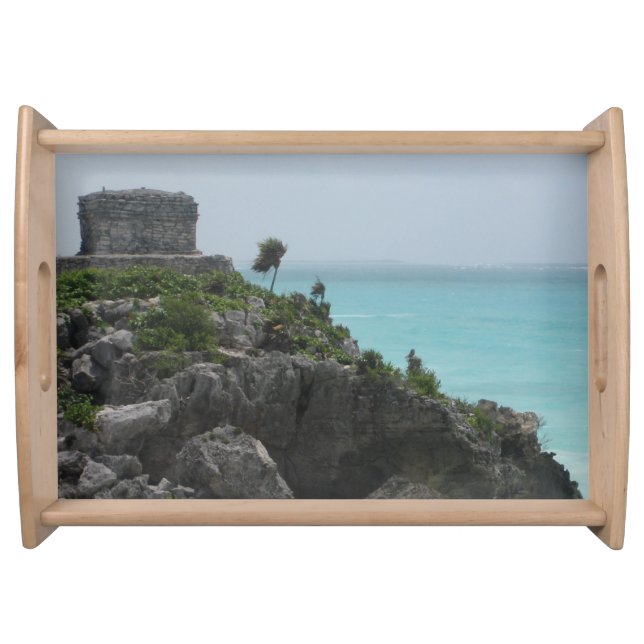 Cancun Mayan Ruin Serving Tray (Front)