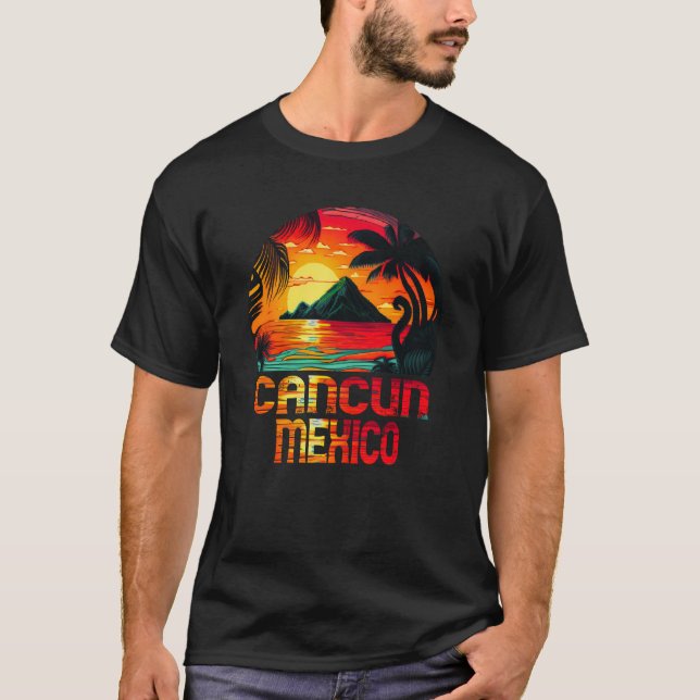 Cancun Mexico 2023 Souvenir  T-Shirt (Front)