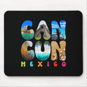 Cancun Mexico 2025 Vacation Beach Matching Family  Mouse Pad