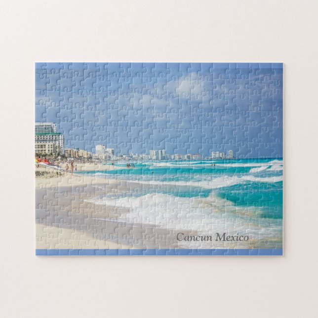 Cancun Mexico Beach Jigsaw Puzzle (Horizontal)