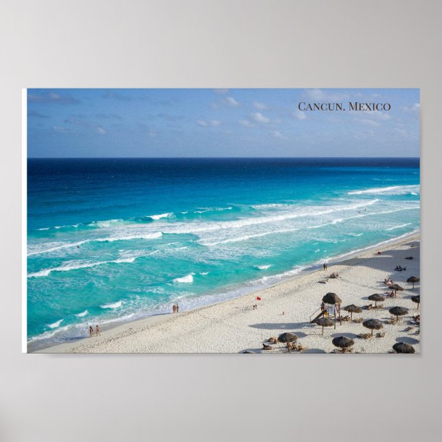 Cancun ,Mexico Beach  Poster (Front)