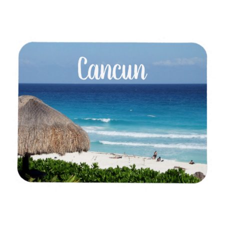 Cancun Mexico Beach Resort Magnet