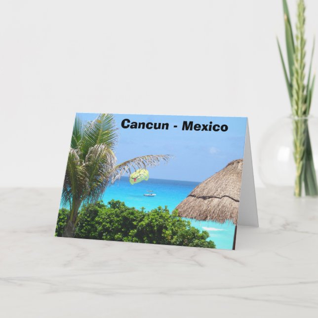 Cancun - Mexico Card (Front)