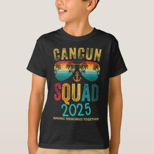 Cancun Mexico Family Squad Vacation 2025 Matching T-Shirt
