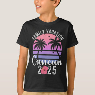 Cancun Mexico Family Vacation 2025 Matching Family T-Shirt