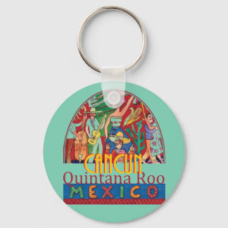 CANCUN Mexico keyboard Keychain