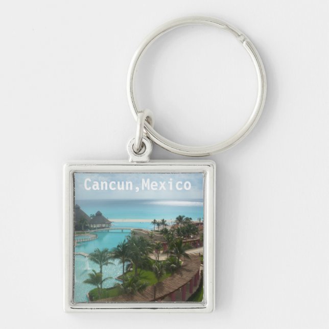 Cancun Mexico Keychain (Front)