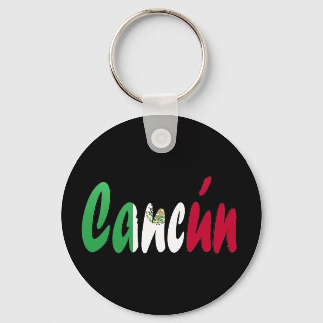 Cancun, Mexico Keychain (Front)