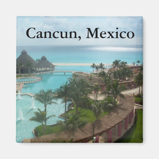 Cancun Mexico Magnet (Front)