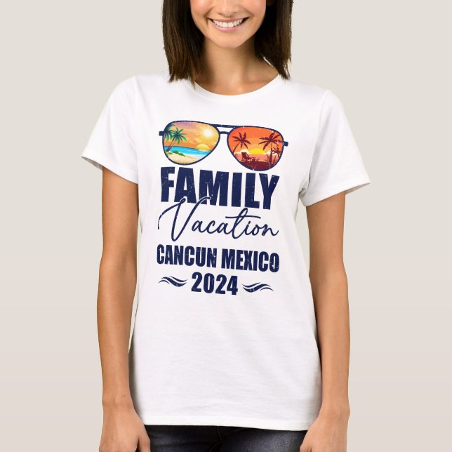 Cancun Mexico Matching Family Vacation 2024 Making T-Shirt (Front)