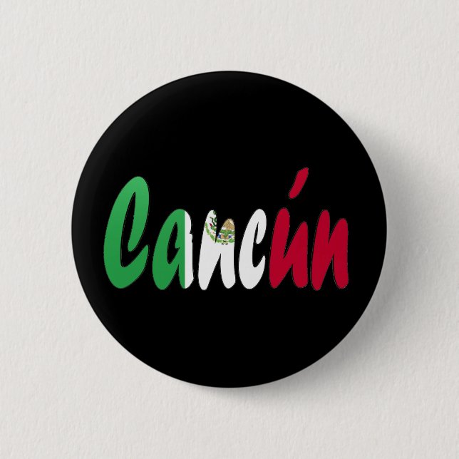 Cancun, Mexico Pinback Button (Front)