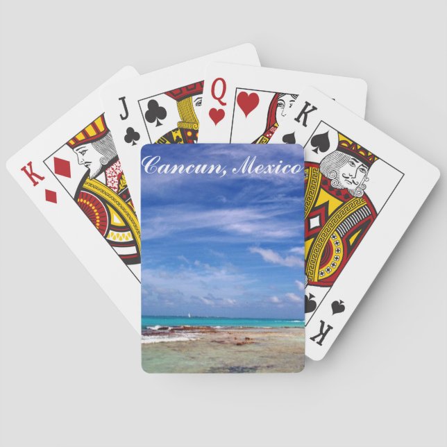 Cancun Mexico Playing Cards (Back)