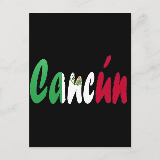 Cancun, Mexico Postcard (Front)