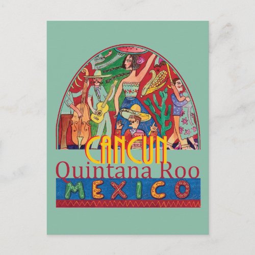 CANCUN Mexico Postcard