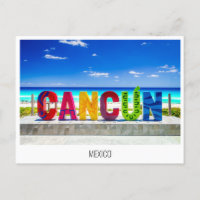 Cancun, Mexico postcard