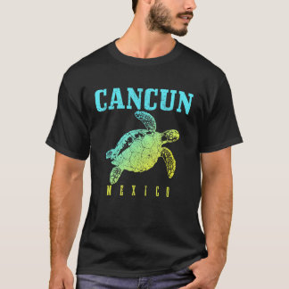 Cancun Mexico Sea Turtle Beach Scuba Diving Diver T-Shirt