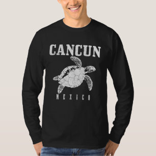Cancun Mexico Sea Turtle Beach Scuba Diving Diver T-Shirt
