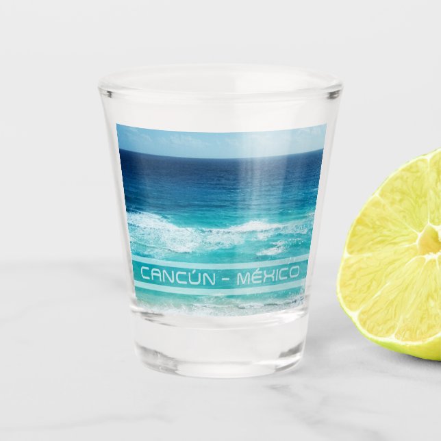 Cancun - Mexico Shot Glass (Front)
