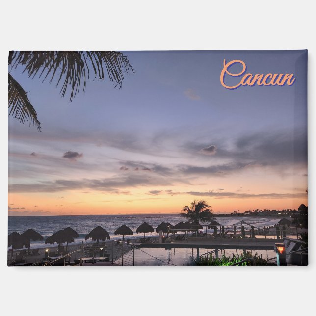 Cancun Mexico Souvenir Magnet (Front)