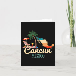 Cancun Mexico Souvenir Shirt Family Matching Vacat Card