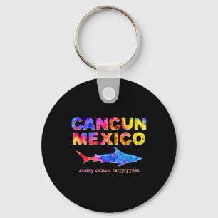 Cancun Mexico T Shirt Shark Fishing Tee  Keychain