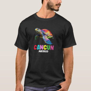 Cancun Mexico Tie Dye Sea Turtle Pullover