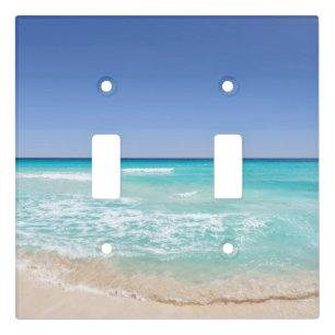 Cancun Mexico Tropical Sea Wave Beach Light Switch Cover