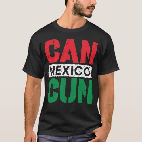 Cancun Mexico Vacation Souvenir 2023 Bech Summer T_Shirt