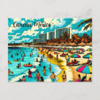 Cancun, Mexico with a Pop Art Vibe